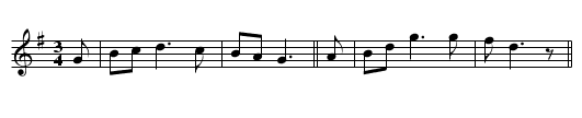 Barbara Allen - staff notation