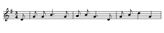 Barbara Allen - staff notation