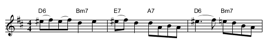 Barbara Brown's Favorite - staff notation