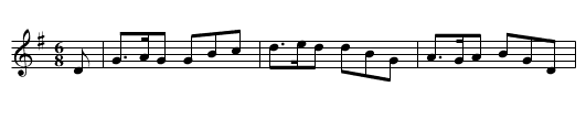BARBARY BELL - staff notation