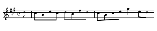 Barham Downs - staff notation