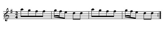 Barinya - staff notation