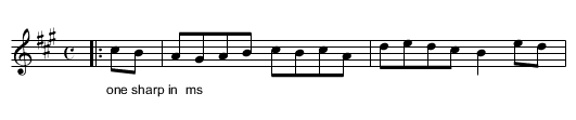 Barisett's Hornpipe. JBut.546 - staff notation