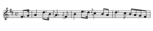 Barley Brae - staff notation