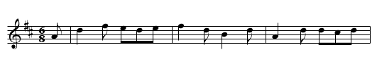 Barley Butt. WM024 - staff notation