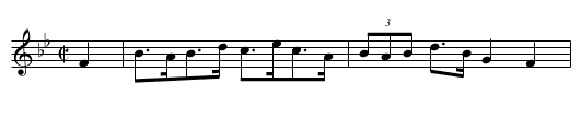 BARLEY MOW, The  - staff notation