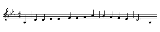 Barley straw - Hurrell - staff notation