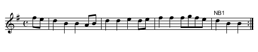Barley Strow. JBut.228, The - staff notation