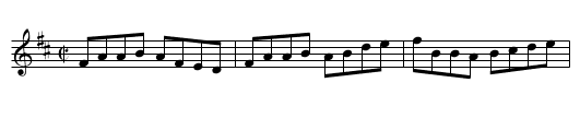 Barmaid, The - staff notation