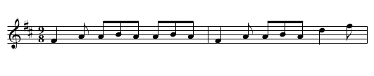 Barney Brallaghan - staff notation