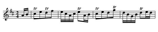 Baron o' Brackley, The - staff notation