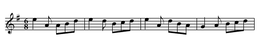 Barrack Hill - staff notation