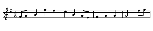 Barrow Boatman's Song - staff notation