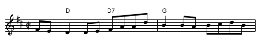 Barrowburn - staff notation