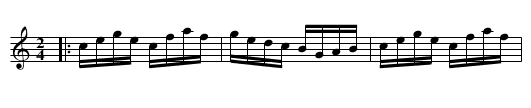 Bartholomew Fair - staff notation