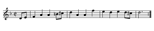 BASHFUL SWAIN, THE  - staff notation