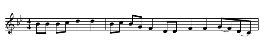Basket of Eggs - staff notation