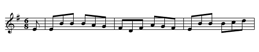 Basket of Turf      (jig)     0735 - staff notation