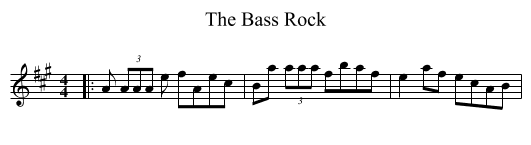Bass Rock, The  - staff notation