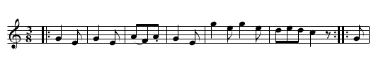 BATES' WALTZ - staff notation