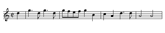 Bath [1], The - staff notation
