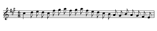 Bath Carnival - staff notation