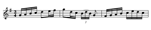 Bath Road Hornpipe            1682 - staff notation
