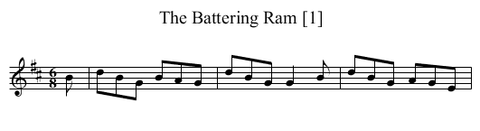 Battering Ram [1], The - staff notation