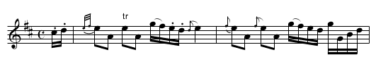 Battle of Falkirk, The  [2] - staff notation