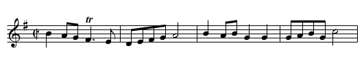 Battle of the Boyne [2] - staff notation