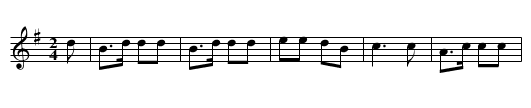 Bauernmadl - staff notation