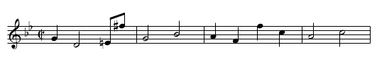 Baulk, The - staff notation