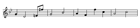 Baulk, The - staff notation