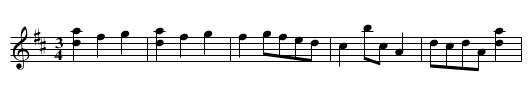 Baurenmädl - staff notation
