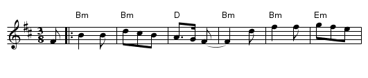 Baxaben cuatro Alleranos (Arrg. D) - staff notation