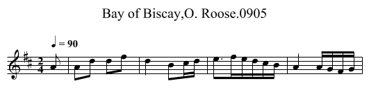 Bay of Biscay,O. Roose.0905 - staff notation