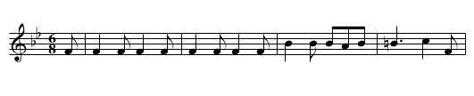 BAYADERS SETT (tune 3) - staff notation