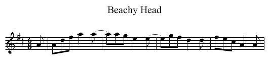 Beachy Head - staff notation