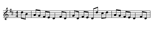 Bean an Ti ar Lar - staff notation
