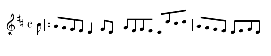 Bean an T&iacute; ar L&aacute;r - staff notation