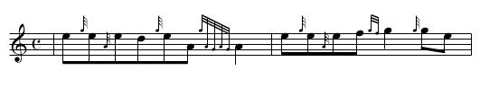 Bean Pheadrin - staff notation