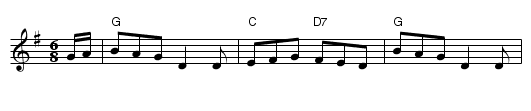 Bean Setting (North Skelton) - staff notation