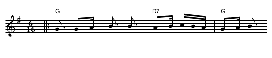 Bean Setting - staff notation
