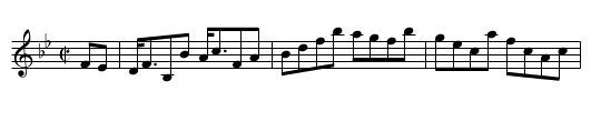 Beannacht an Imircigh (The Emigrant's Farewell) - staff notation