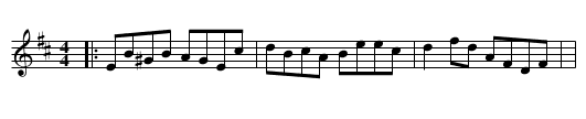 Beare Island - staff notation