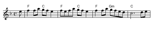 Beat the Reaper - staff notation
