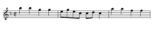 Beaumont Rag - F - staff notation