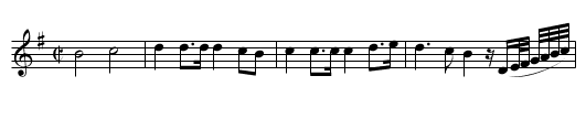 Beaunapartes March Primo. Le4.123 - staff notation