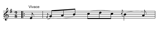 Beauteous fair Molly, The - staff notation