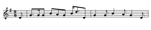 Beaux of London City Adderbury. in G - staff notation